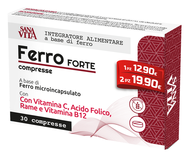SANAVITA FERRO FORTE 30 COMPRESSE - Gruppofarmastore.it