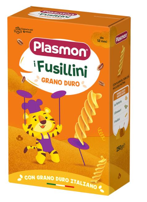 PLASMON PASTA FUSILLINI GRANO DURO 250 G - Gruppofarmastore.it