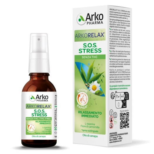 ARKORELAX SOS STRESS 15 ML - Gruppofarmastore.it