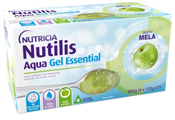 NUTILIS AQUA GEL MELA 4 PEZZI DA 125 G - Gruppofarmastore.it