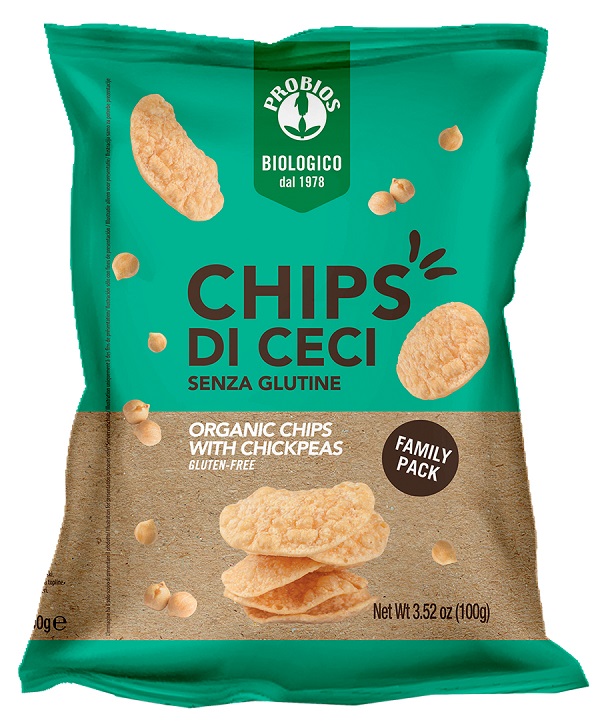 PROBIOS CHIPS DI CECI 100 G PACK RISPARMIO - Gruppofarmastore.it