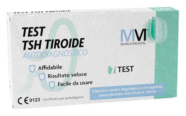 MUNUS MEDICAL TEST AUTODIAGNOSTICO TSH TIROIDE - Gruppofarmastore.it