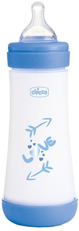 CHICCO BIBERON P5 300ML FAST SILICONE BOY - Gruppofarmastore.it