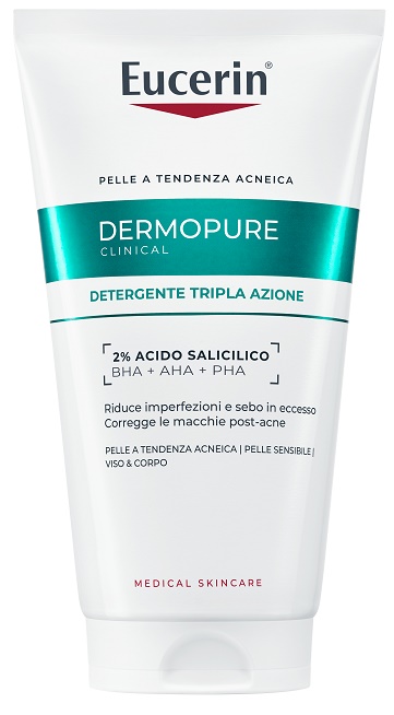 EUCERIN DERMOPURIFYER GEL DETERGENTE TRIPLA AZIONE 150 ML - Gruppofarmastore.it