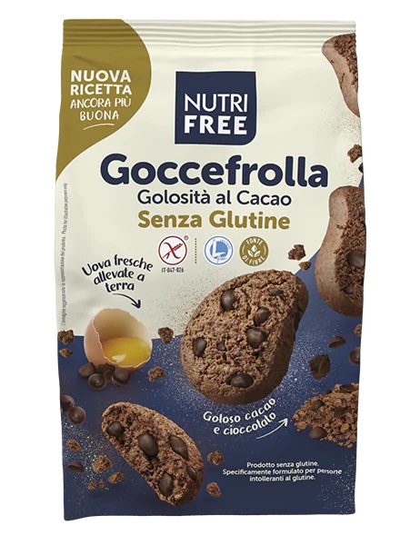 NUTRIFREE GOCCEFROLLA GOLOSITA' AL CACAO 300 G - Gruppofarmastore.it