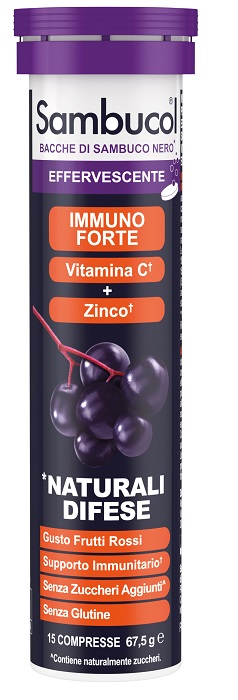 SAMBUCOL EFFERVESCENTE 15 COMPRESSE - Gruppofarmastore.it