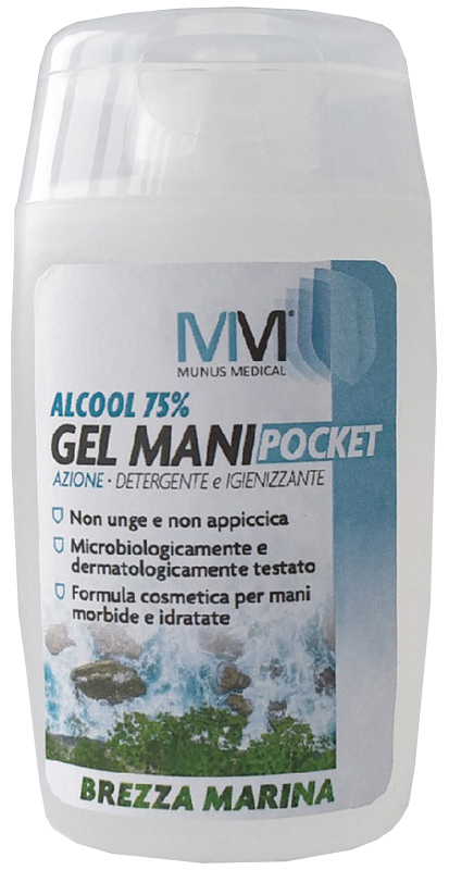 MUNUS MEDICAL GEL IGIENIZZANTE MANI BREZZA MARINA 100 ML - Gruppofarmastore.it