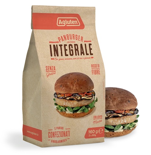 AGLUTEN PANBURGER FARINA INTEGRALE 160 G - Gruppofarmastore.it