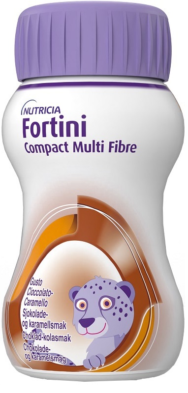 FORTINI COMPACT MULTI FIBRE CIOCCOLATO CARAMELLO 4 BOTTIGLIE DA 125 ML - Gruppofarmastore.it