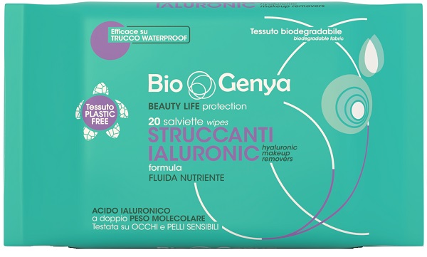 BIOGENYA STRUCCANTE SALVIETTINA IALURONICO 20 PEZZI - Gruppofarmastore.it