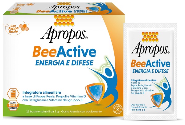 APROPOS BEEACTIVE ENERGIA E DIFESE 12 BUSTINE - Gruppofarmastore.it