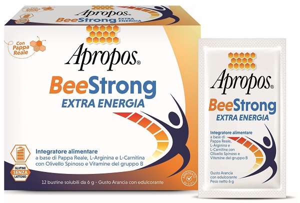 APROPOS BEESTRONG EXTRA ENERGIA 12 BUSTINE - Gruppofarmastore.it
