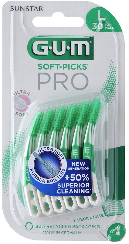GUM SOFT PICK PRO LARGE 30 PEZZI - Gruppofarmastore.it