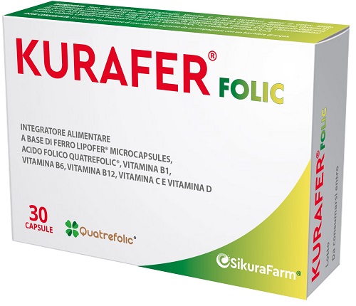 KURAFER FOLIC 30 CAPSULE - Gruppofarmastore.it