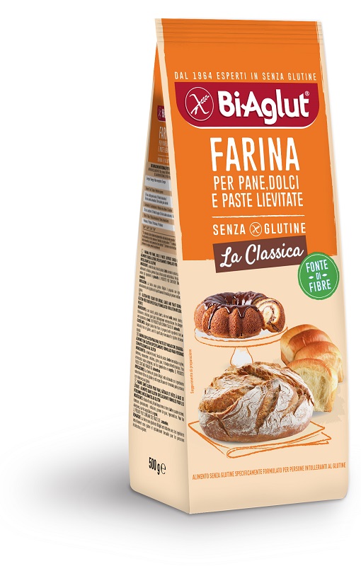 BIAGLUT FARINA SENZA GLUTINE CLASSICA 500 G - Gruppofarmastore.it