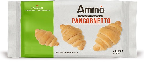 AMINO' PANCORNETTO IPOPROTEICO 4 PEZZI X 50 G - Gruppofarmastore.it