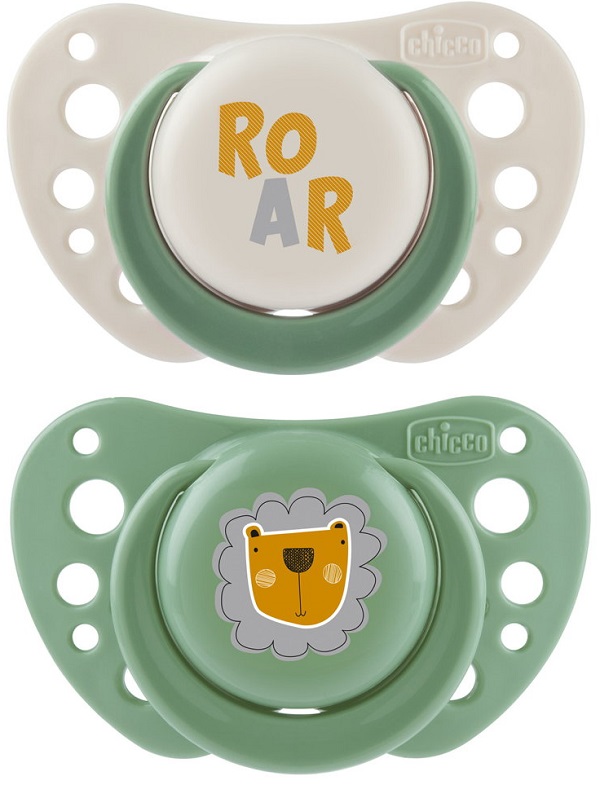 CHICCO SUCCHIETTI AIR VERDE SILICONE 2-6 MESI 2 PEZZI - Gruppofarmastore.it