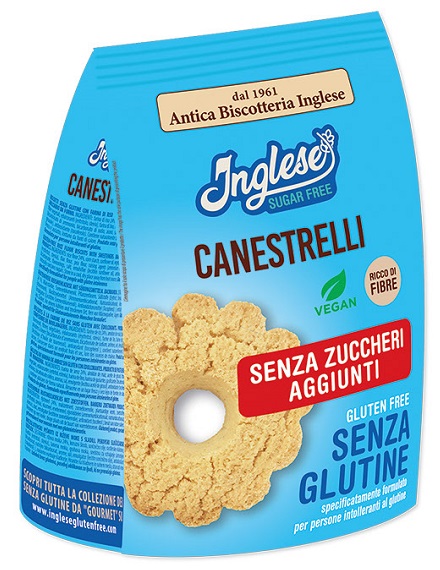 INGLESE BISCOTTI CANESTRELLI SENZA ZUCCHERI AGGIUNTI 200 G - Gruppofarmastore.it