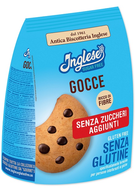 INGLESE BISCOTTI GOCCE DI CIOCCOLATO SENZA ZUCCHERI AGGIUNTI 200 G - Gruppofarmastore.it