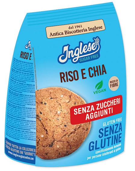 INGLESE BISCOTTI GRISO E CHIA SENZA ZUCCHERI AGGIUNTI 200 G - Gruppofarmastore.it