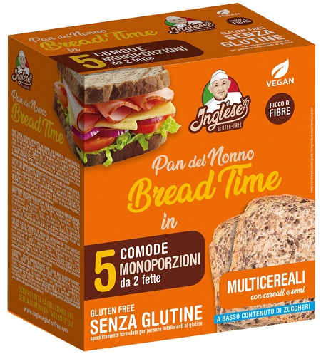INGLESE BREAD TIME MULTICEREALI 2 PEZZI DA 125 G - Gruppofarmastore.it