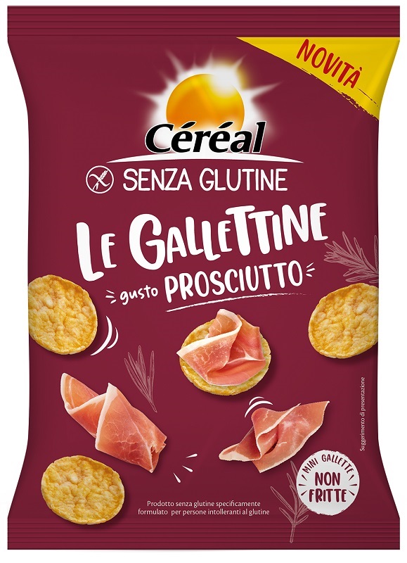 CEREAL SENZA GLUTINE GALLETTINE GUSTO PROSCIUTTO 70 G - Gruppofarmastore.it