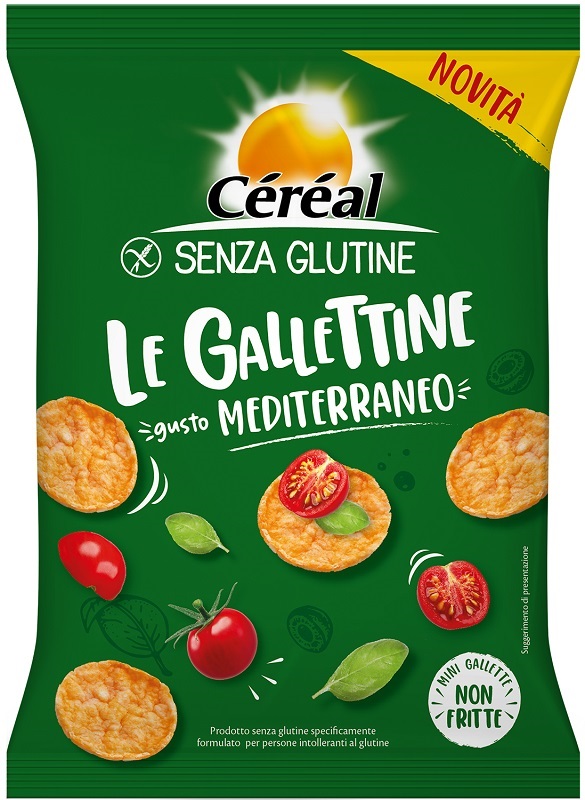 CEREAL SENZA GLUTINE GALLETTINE GUSTO MEDITERRANEO 70 G - Gruppofarmastore.it