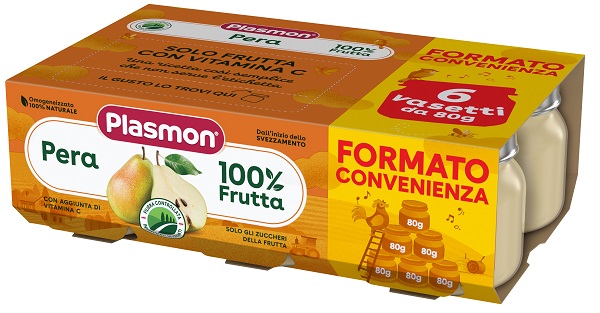 PLASMON OMOGENEIZZATO PERA 6X80 G - Gruppofarmastore.it