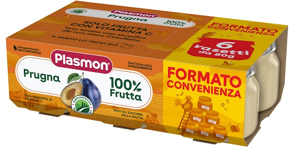 PLASMON OMOGENEIZZATO PRUGNA 6X80 G - Gruppofarmastore.it