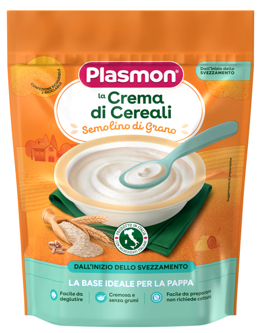 PLASMON CEREALI SEMOLINO DI GRANO 200 G - Gruppofarmastore.it