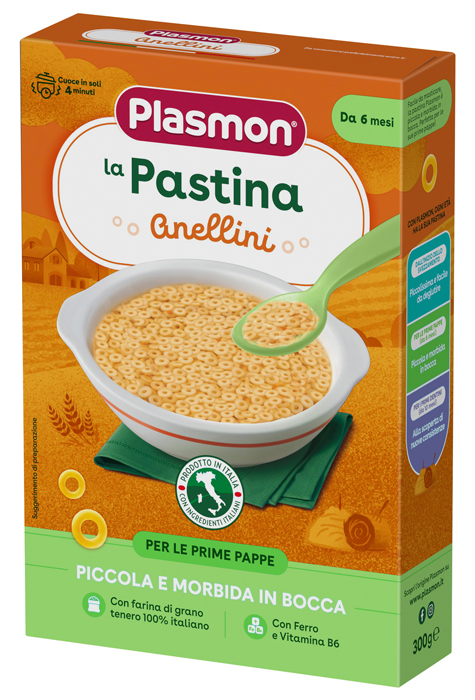 PLASMON PASTA ANELLINI 300 G - Gruppofarmastore.it