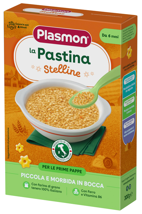 PLASMON PASTA STELLINE 300 G - Gruppofarmastore.it