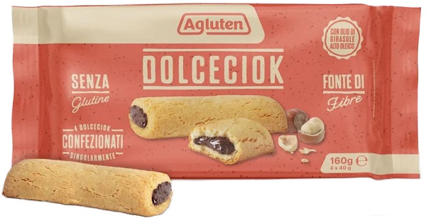 AGLUTEN DOLCECIOK 4 PEZZI DA 40 G - Gruppofarmastore.it