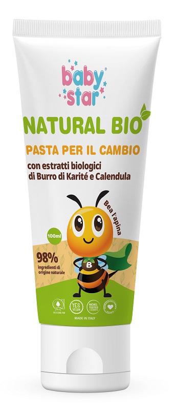 BABYSTAR PASTA CAMBIO PROTETTIVA NATURAL BIO 100 ML - Gruppofarmastore.it