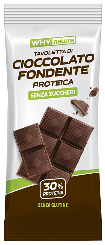 WHYNATURE TAVOLETTA CIOCCOLATO FONDENTE PROTEICA 70 G - Gruppofarmastore.it