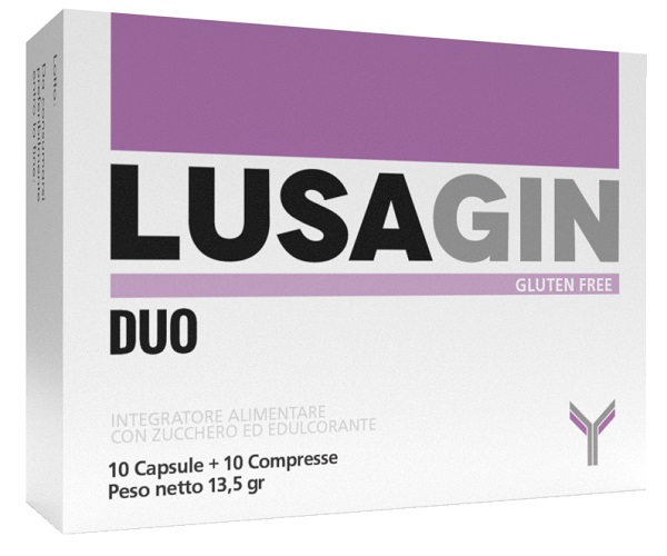LUSAGIN DUO 10 CAPSULE + 10 COMPRESSE - Gruppofarmastore.it