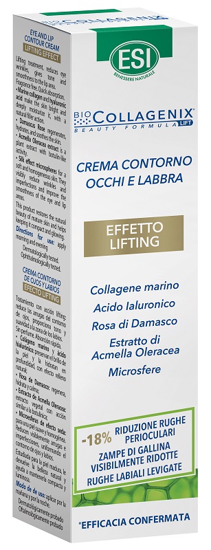 ESI BIOCOLLAGENIX CREMA CONTORNO OCCHI LABBRA EFFETTO LIFTING 15 ML - Gruppofarmastore.it