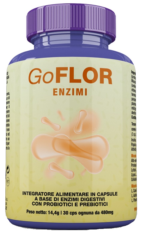 GOFLOR ENZIMI 30 CAPSULE - Gruppofarmastore.it