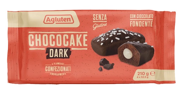 AGLUTEN CHOCOCAKE DARK 4 PEZZI DA 55 G - Gruppofarmastore.it