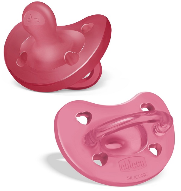 CHICCO GOMMOTTO SILICONE ROSA 16-36 MESI 2 PEZZI - Gruppofarmastore.it