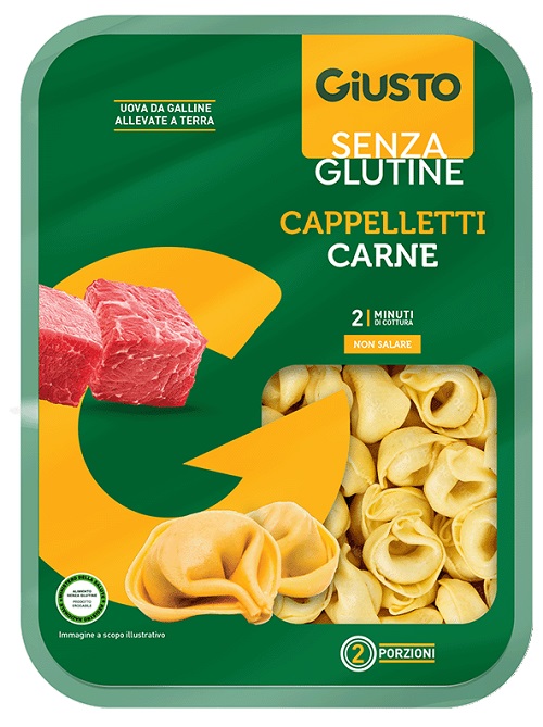 GIUSTO SENZA GLUTINE CAPPELLETTI DI CARNE 250 G - Gruppofarmastore.it
