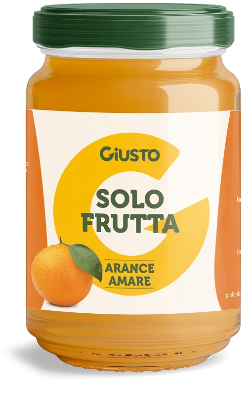 GIUSTO SOLO FRUTTA CONFETTURA ARANCE AMARE 220 G - Gruppofarmastore.it