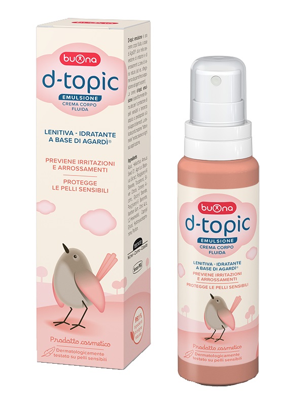 DTOPIC EMULSIONE CREMA CORPO FLUIDA LENITIVA IDRATANTE A BASE DI AGARDI' 100 ML - Gruppofarmastore.it