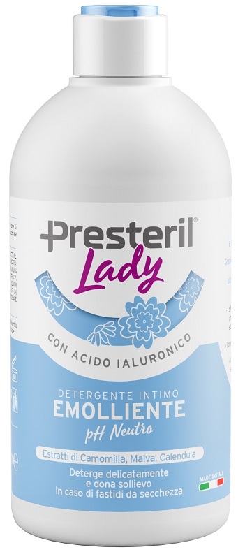 LADY PRESTERIL DETERGENTE INTIMO EMOLLIENTE/PH NEUTRO 500 M L - Gruppofarmastore.it