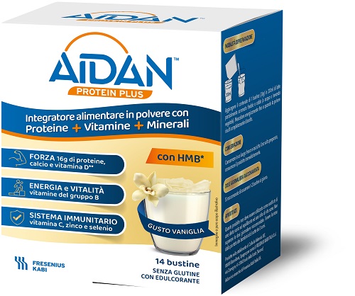 AIDAN PROTEIN PLUS VANIGLIA 14 BUSTINE - Gruppofarmastore.it