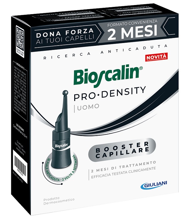 BIOSCALIN PRO DENSITY UOMO BOOSTER CAPILLARE 16 FIALE X 2,5ML - Gruppofarmastore.it