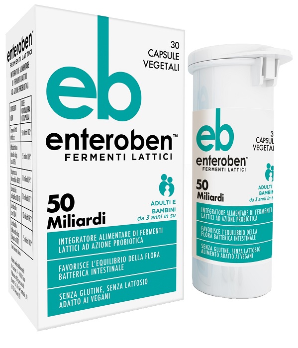 ENTEROBEN 50MLD 30 CAPSULE VEGETALI - Gruppofarmastore.it