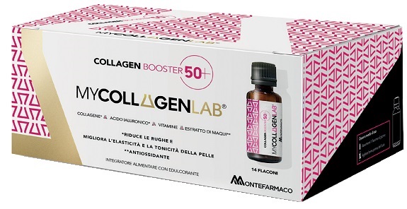 MYCOLLAGENLAB COLLAGEN BOOSTER 50+ 14 FLACONI CON EDULCORANTE SENZA GLUTINE E LATTOSIO - Gruppofarmastore.it