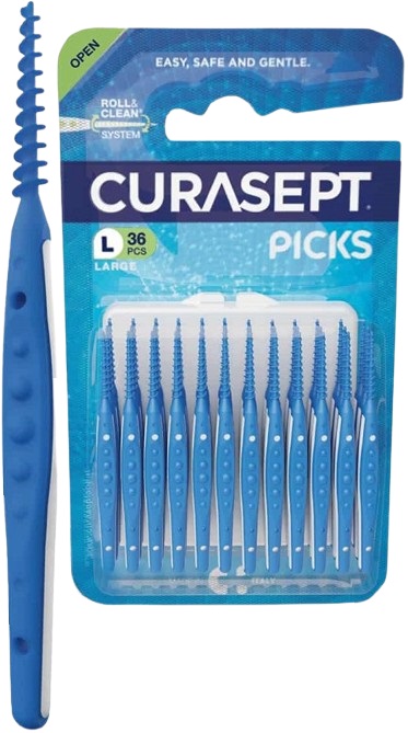 CURASEPT PICKS LARGE 36 PEZZI - Gruppofarmastore.it