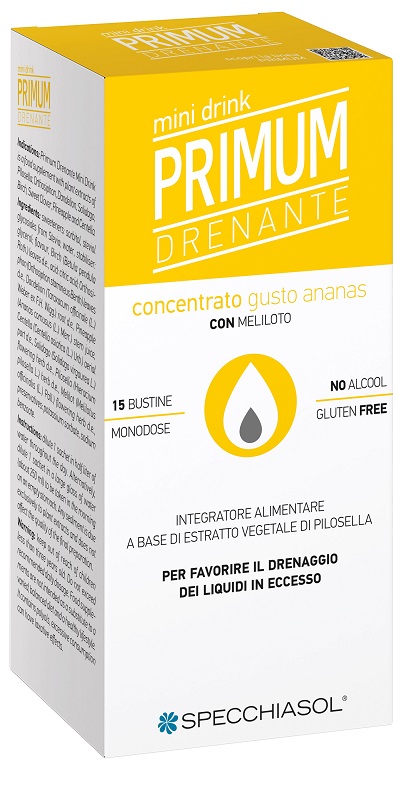PRIMUM DRENANTE MINI DRINK ANANAS 15 BUSTINE - Gruppofarmastore.it